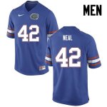 Men's Florida Gators #42 Keanu Neal NCAA Nike Blue Authentic Stitched College Football Jersey YIS1262EA